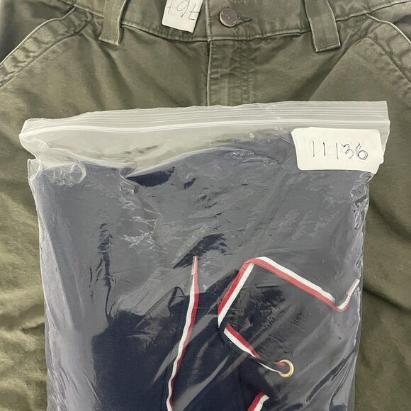 Polo Ralph Lauren Hoodie Mens Large Navy Red White Colorblock 1967 Flag Pony - Picture 13 of 13